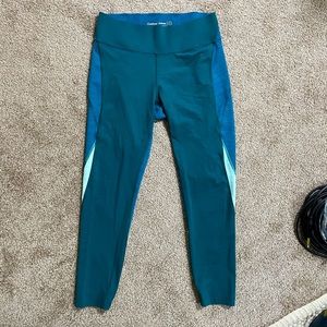 Outdoor voices RN147908 teal leggings size L